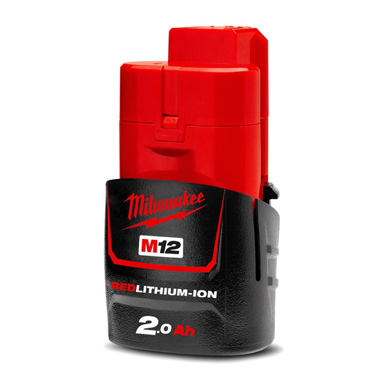 Milwaukee M12B2 Operator's Manual