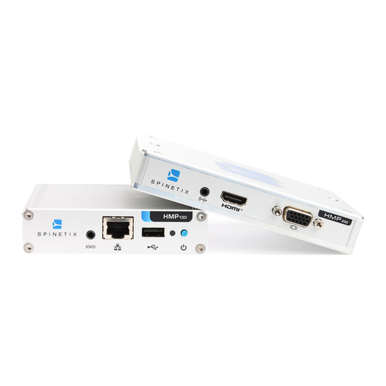 SpinetiX HMP130 User Manual