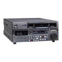 Sony Digital Betacam DVW-2000P Operation Manual