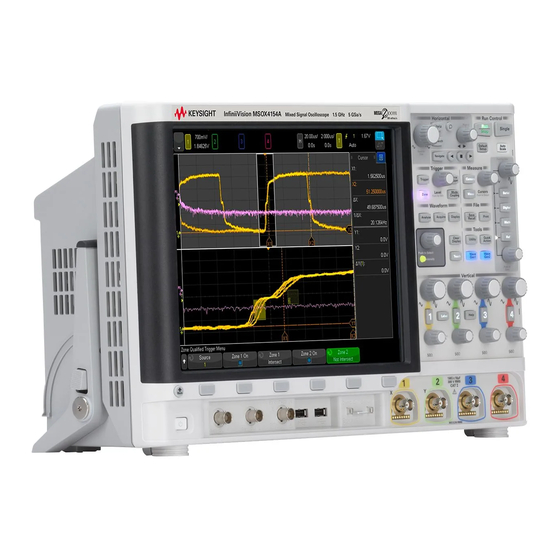 Keysight 4000 X-Series Advanced Training Manual
