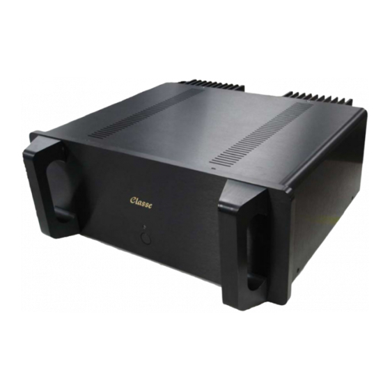 Classe Audio CA-100-101 Service Manual