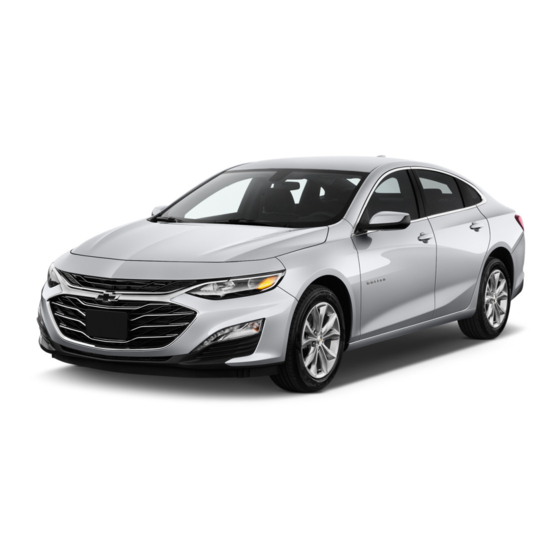 Chevrolet Malibu 2020 Getting To Know Manual
