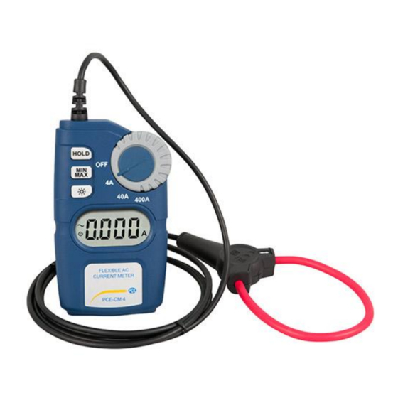 PCE Instruments PCE-CM 4 Manual