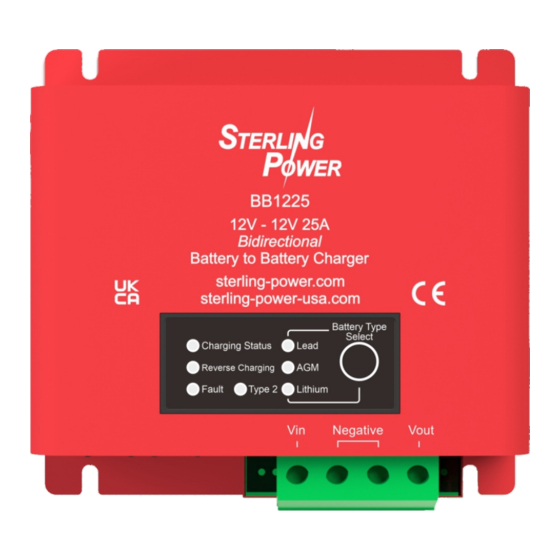 Sterling Power Products BB1225 Handbook