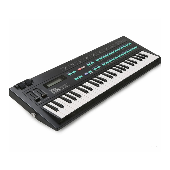 Yamaha DX100 Owner's Manual