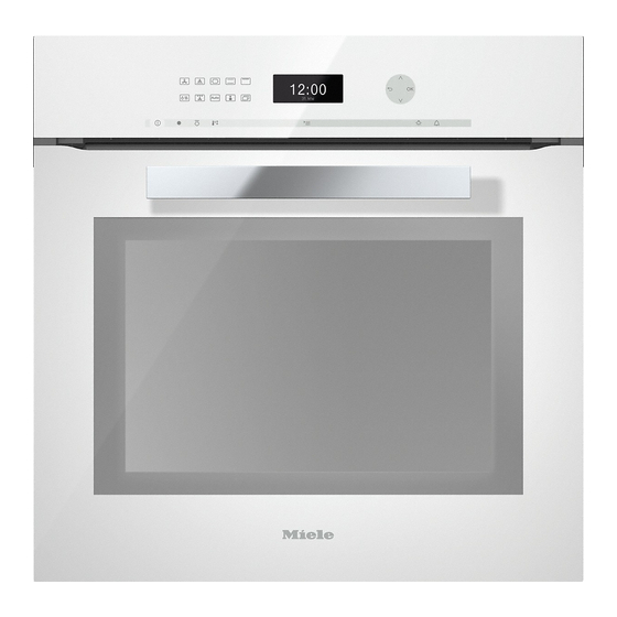 Miele H6461B Operating And Installation Instructions