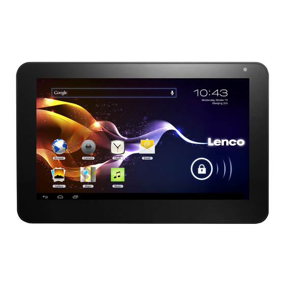 LENCO TAB-1012 User Manual