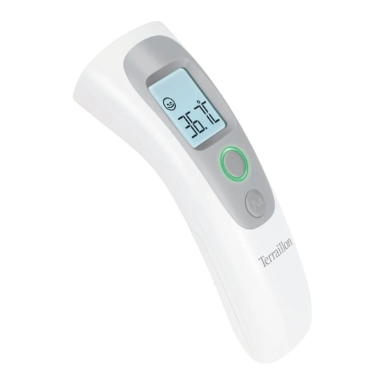 Terraillon NON-CONTACT INFRARED THERMOMETER Manuals