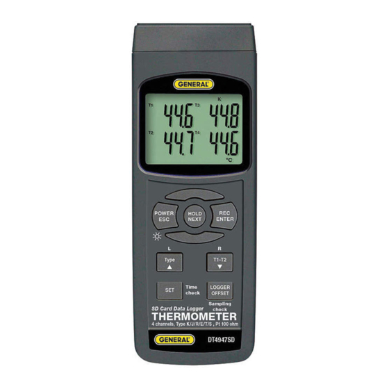 General DT4947SD User Manual