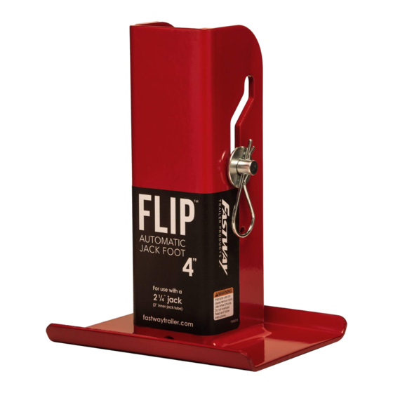 Fastway FLIP 88-00-4500 Installation And Operation Instructions Manual