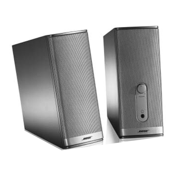 Bose Speaker System User Manual