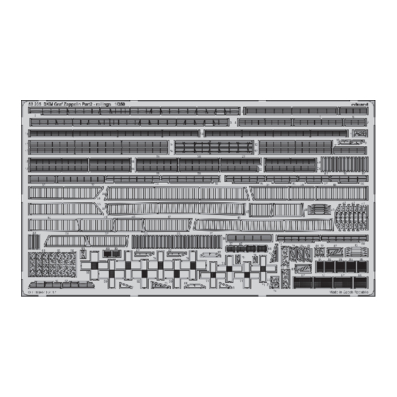 Eduard DKM Graf Zeppelin Part2 - railings 1/350 Quick Start Manual