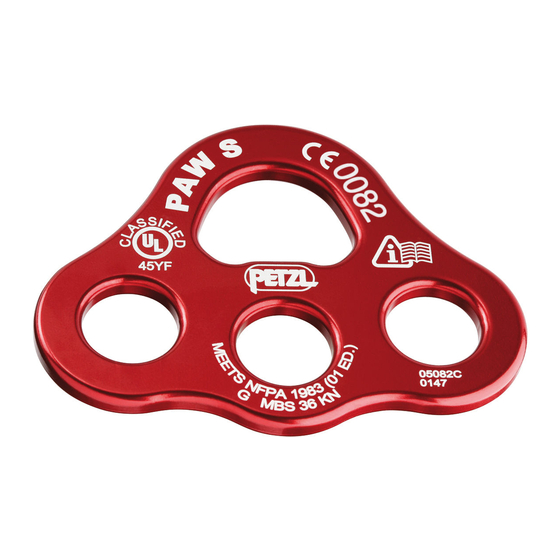 Petzl PAW-S Manuals