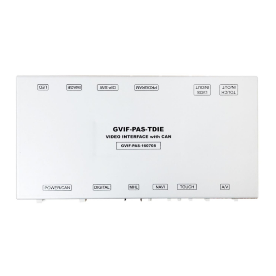 KAP GVIF-PAS-160708 Instruction Manual