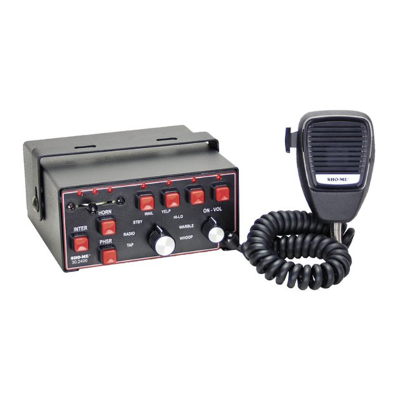 SHO-ME 30.2400 Quick Manual