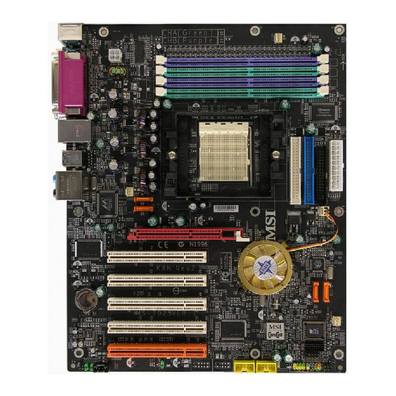 MSI K8NNeo2-FX Series User Manual