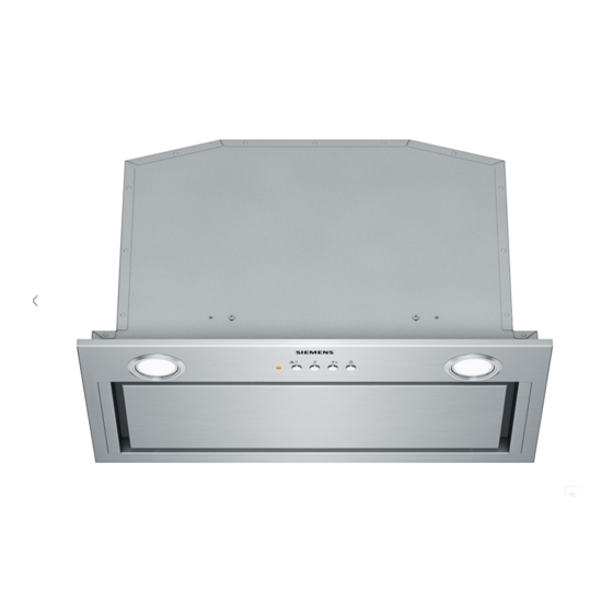 User Manuals: Siemens iQ500 LB57574 Series Cooker Hood