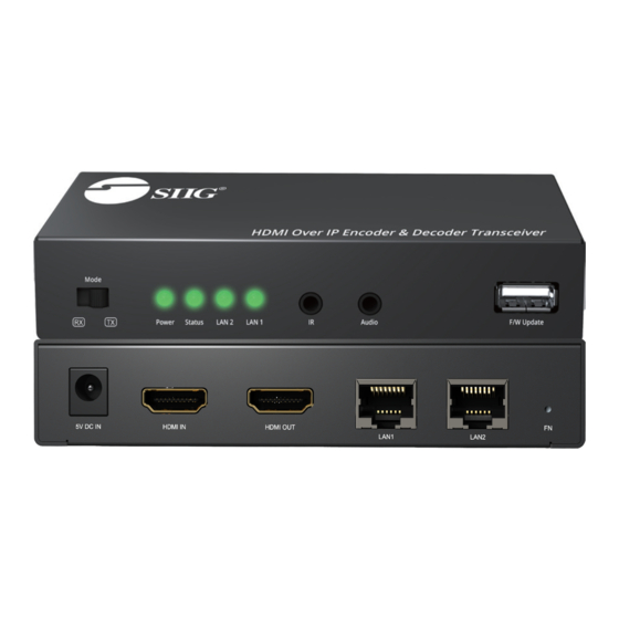 SIIG CE-H27P11-S1 User Manual