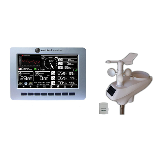 Ambient Weather WS-1001-WiFi OBSERVER User Manual