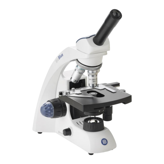 Euromex BioBlue Series Instruction Manual