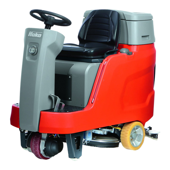 HAKO Scrubmaster B75 R Quick Start Manual