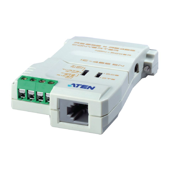 ATEN IC-485SN User Manual