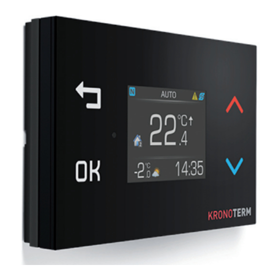Kronoterm KT-2A Operating Instructions Manual