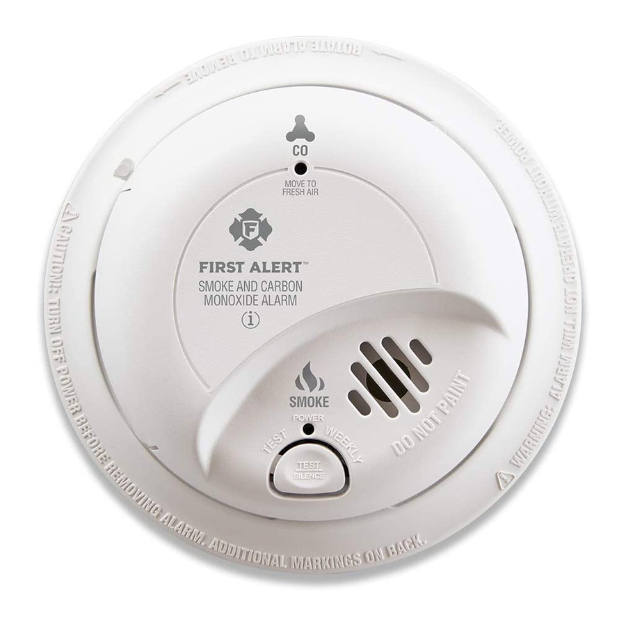 FIRST ALERT Carbon Monoxide & Smoke Alarm SC9120B Manual