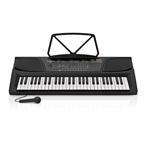 Gear4music MK-1000 User Manual