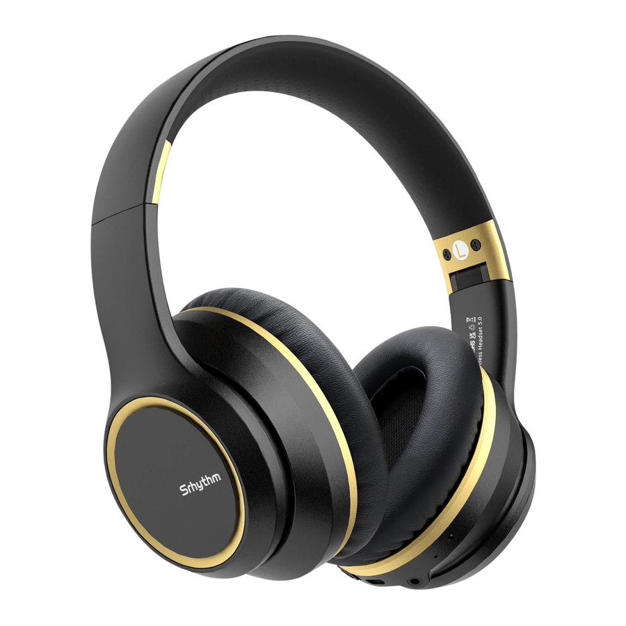 Srhythm NC15 - Noise Cancelling Headphones Manual