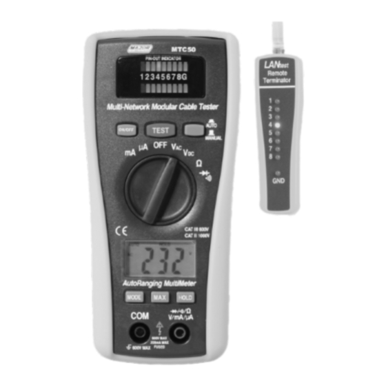 Major tech MTC50 Instruction Manual