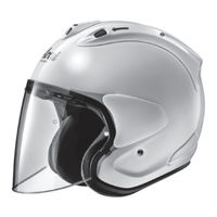 Arai Helmet 148-0033-05 Instructions For Use Manual