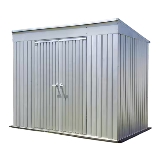 Arrow Storage Products THD8567AB Owner's Manual & Assembly Manual