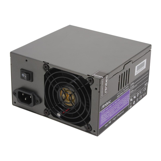 Antec NeoPower 430 User Manual