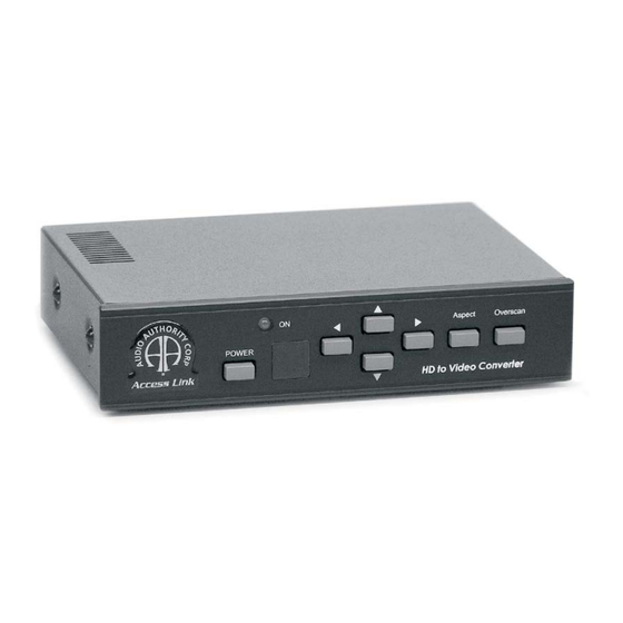 Audio Authority 1362 User Manual