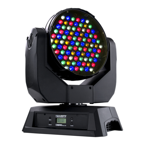 ProLights Cromowash300 User Manual