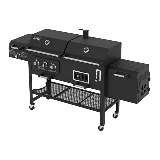 Smoke hollow Deluxe Outdoor Grill & Smoker 8500 Assembly And Operation Instructions Manual