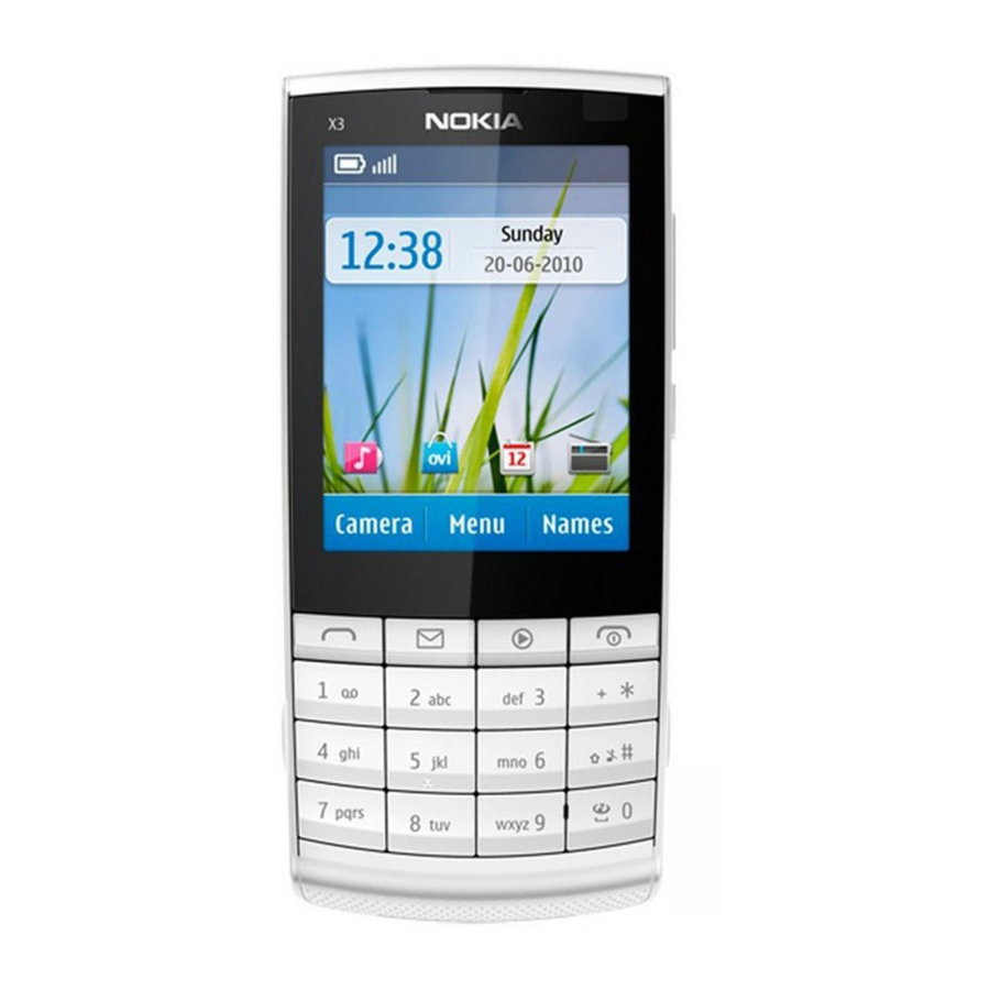 Nokia X3-02 User Manual