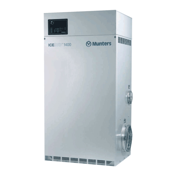 Munters ICEDRY 800 User Manual