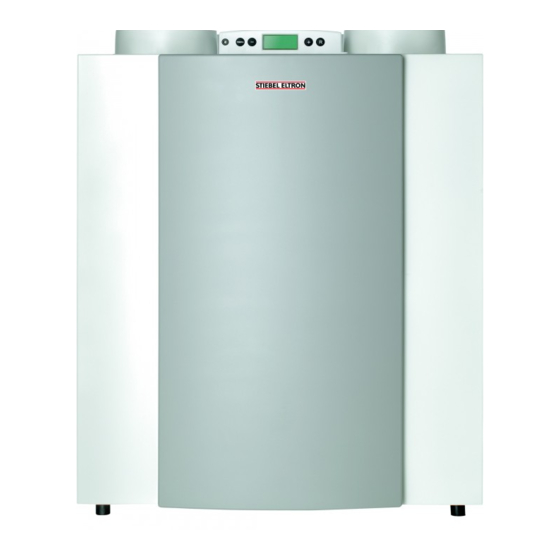 STIEBEL ELTRON LWZ 170 E plus Operation And Installation