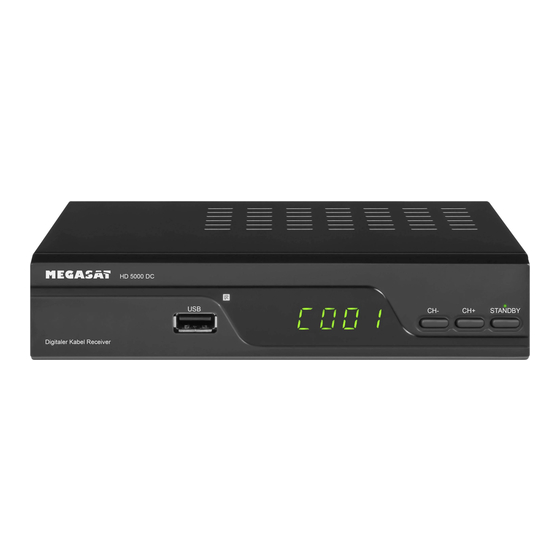 Megasat HD 5000 DC User Manual