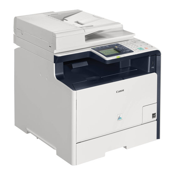 Canon Color imageCLASS MF8580Cdw Getting Started