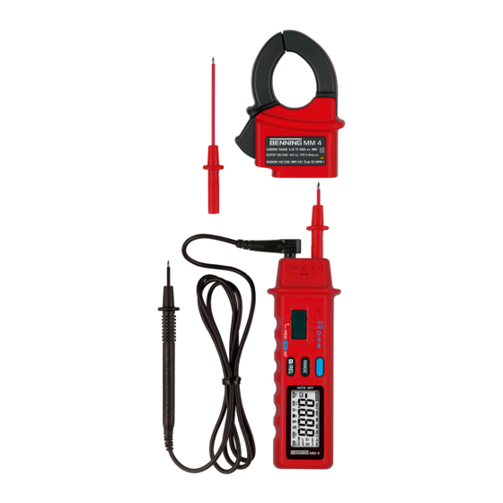 Benning BEMM4 Operating Manual