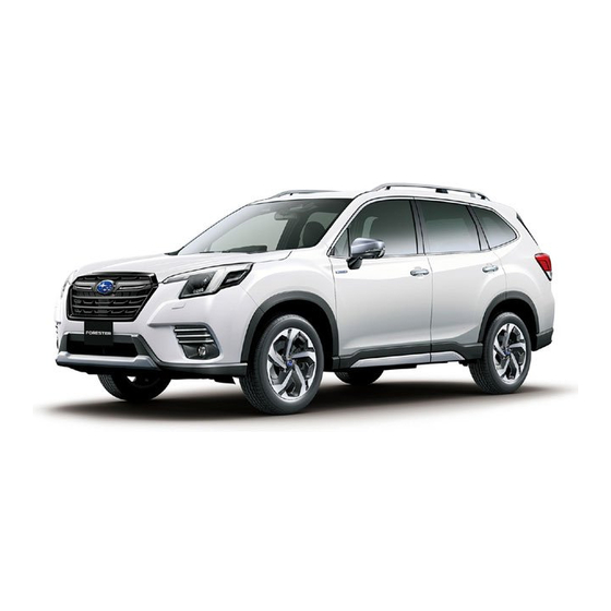 Subaru Forester 2022 Getting Started Manual