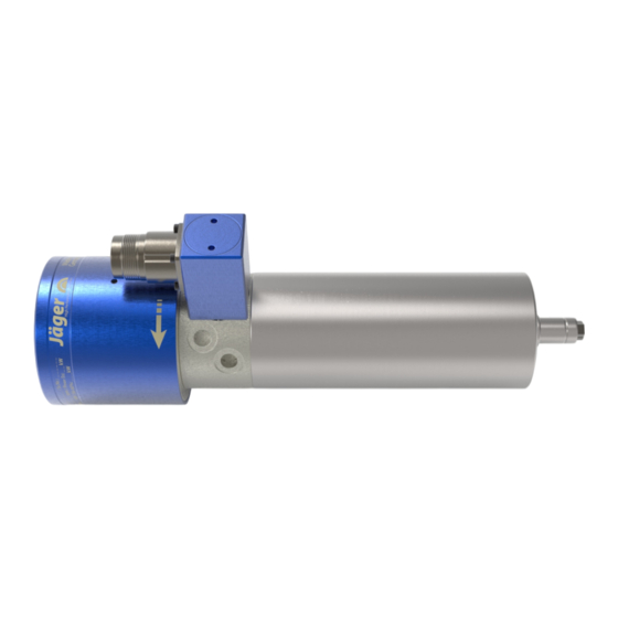 Jäger KS2-10/80-1 High Frequency Spindle Manuals
