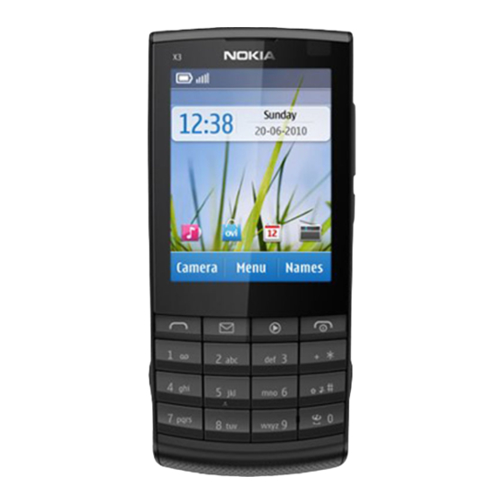 Nokia X3 02 Manuals