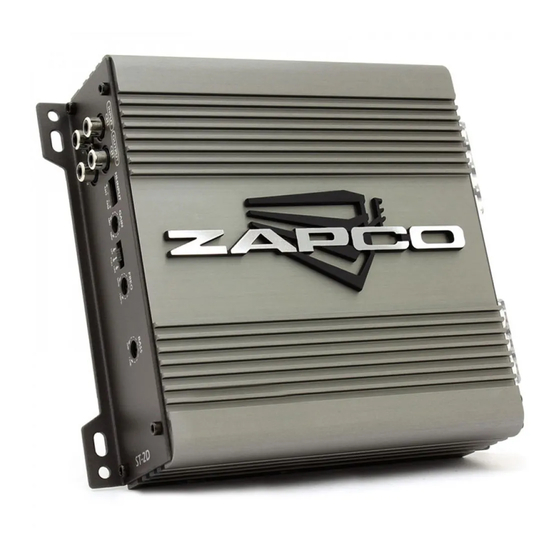 zapco ST series D Owner's Manual