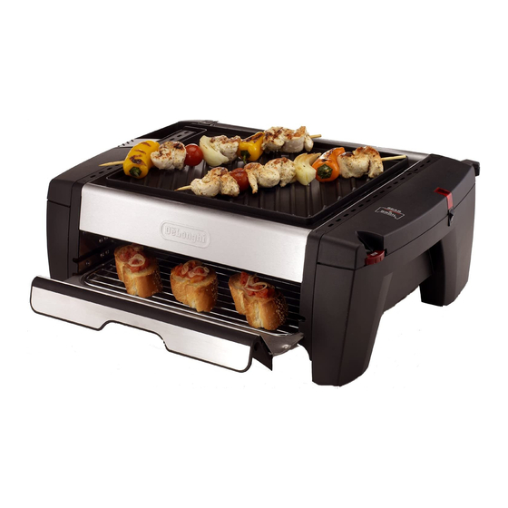 DeLonghi SMOKE FREE ELECTRIC BARBECUE Instructions