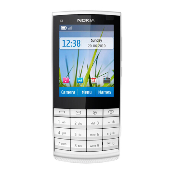 Nokia X3–02 User Manual