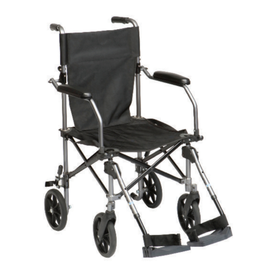 Drive Travelite Chair In A Bag Owner's Handbook Manual